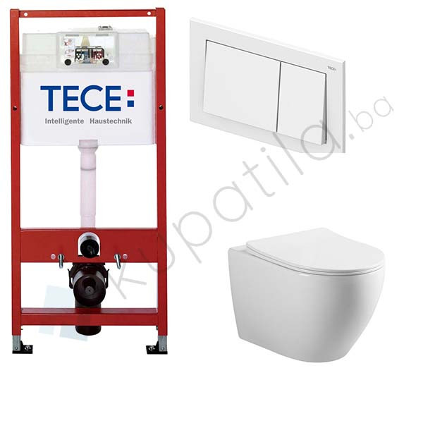 Ugradbeni vodokotlić Tece + Wc šolja Cerasun
