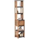 Tendance kupaonski ormarić 1 vrata/5 polica Acacia/MDF - Image 2