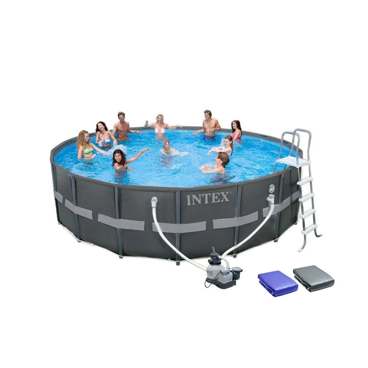 INTEX-26326-1 Intex Ultra XTR Frame bazen set 488x122 cm (26326NP) - Image 1