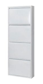Metalni Cipelar sa 4 ladice - Bijela - Image 7