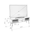 Komoda za Tv Naive - Bijela - Image 10