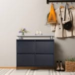 Metalni Cipelar 2+2 ladice - Antracit