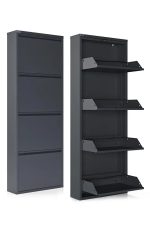 Metalni Cipelar sa 4 ladice - Bijela - Image 17