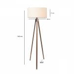 Podna lampa Glare - Crna - Image 4