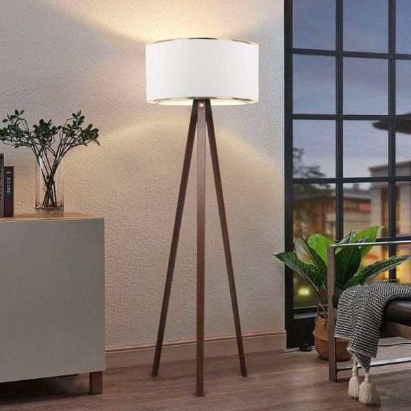 Podna lampa Luna - Bijela