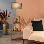 Podna Lampa Sage - Crna