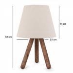 Stolna Lampa Flick - Krem - Image 8