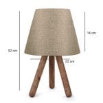 Stolna Lampa Flick - Krem - Image 4