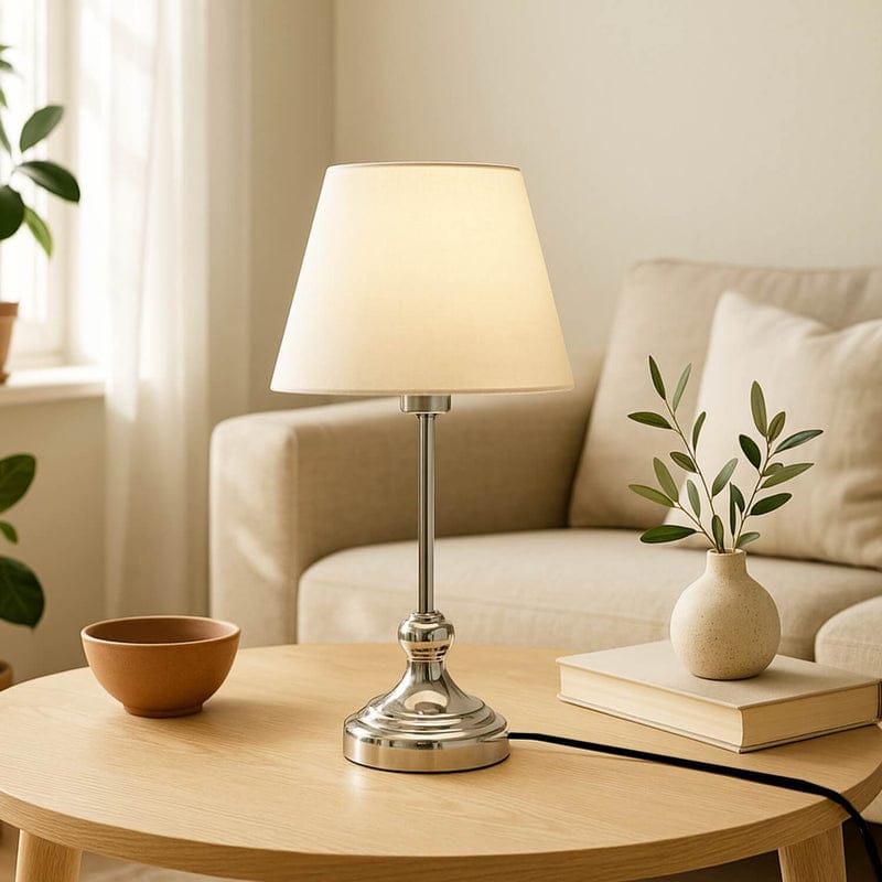 stolna-lampa-silver-krem-1_800x Stolna lampa Silver - Image 1